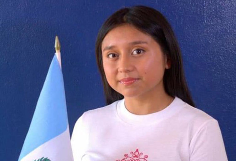 Migrante guatemalteca Jossiney Aguilón participa en concurso para ayudar a Guatemala